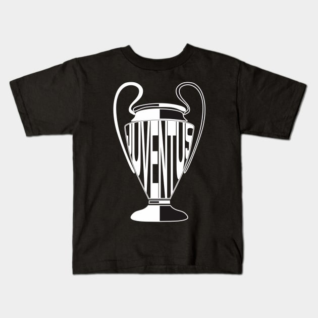 Juventus Champion Illustration Kids T-Shirt by radeckari25